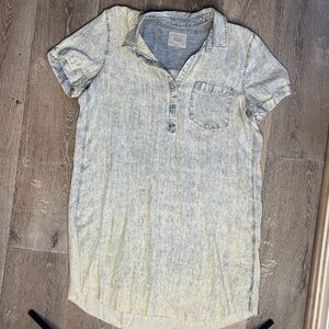 Rails Faded Blue Shirt Dress 0088